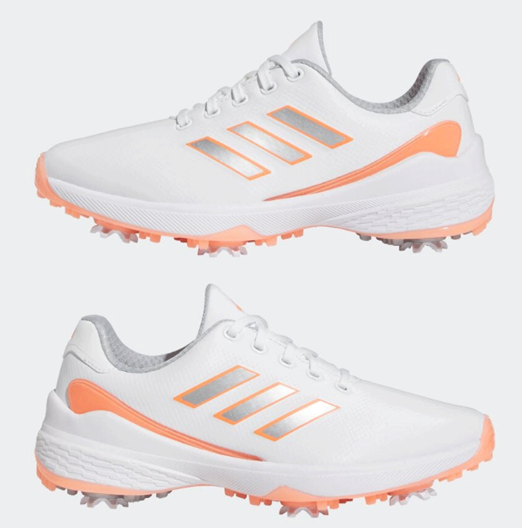 新品■アディダス■レディース■2023.3■ゼッドジー 23 スパイク■GZ2176■ホワイト／シルバーメタリック／コーラルフュージョン■24.0CM■