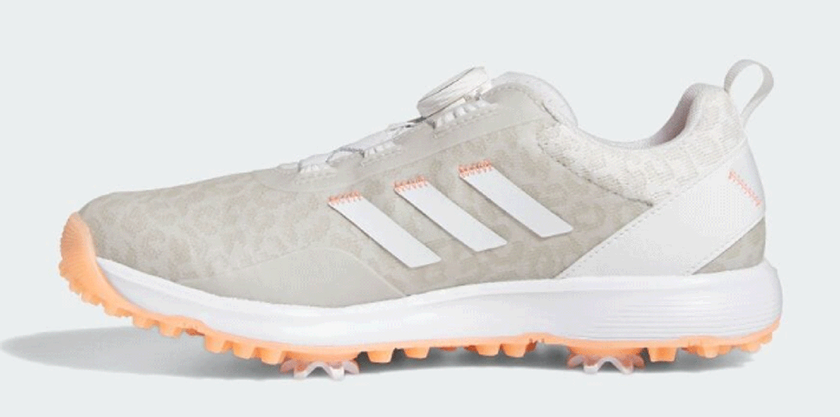  новый товар # Adidas #2023.2#wi мужской S2G боа 23 шиповки #GV9434# foot одежда - белый | белый | коралл #24.5CM# стандартный товар 