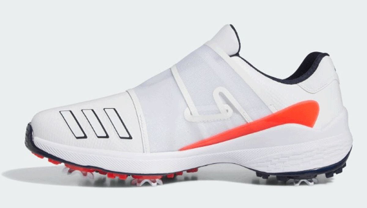  new goods # Adidas #2023.3#zedoji-23 boa spike #IE2133# foot wear white | college navy | bright red #25.0CM#
