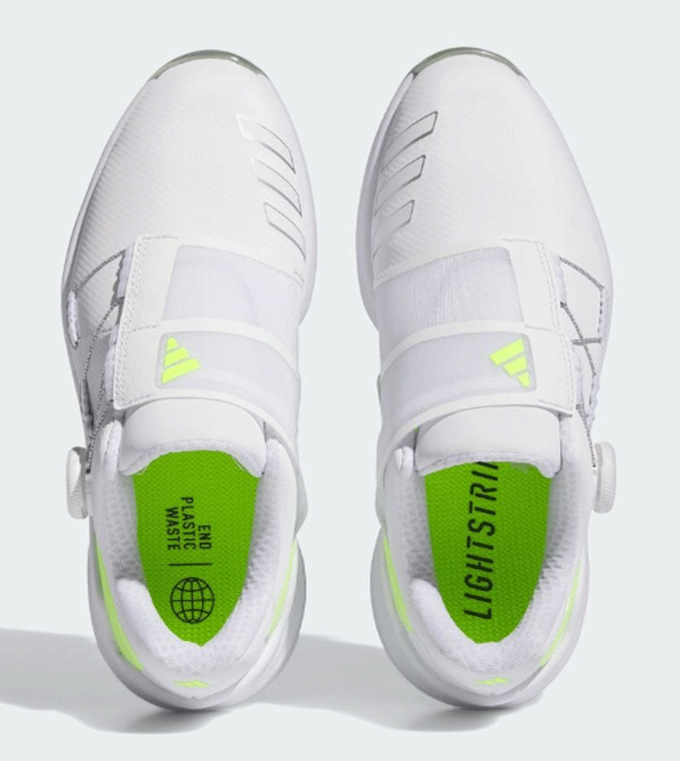  новый товар # Adidas # женский #2023.3#zedoji-23 боа шиповки #IE2134# белый | серебряно-металлический |rusido лимон #24.5CM#
