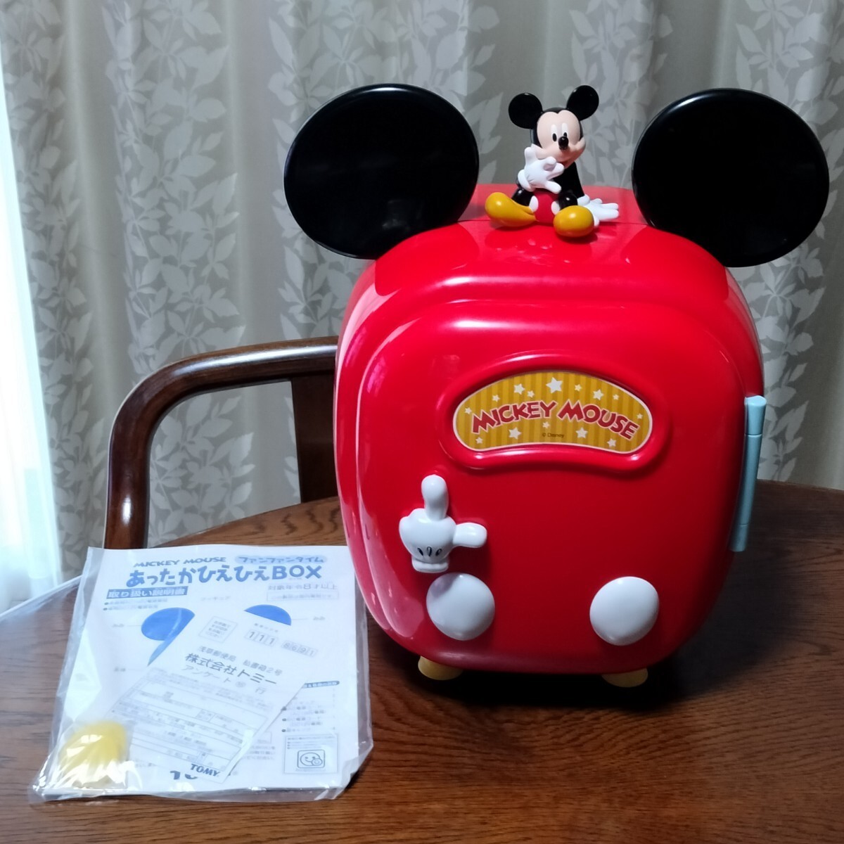 ディズニーミッキーマウス温冷庫 車載可能 デッドストック あったか冷え冷えBOX送料無料の画像1