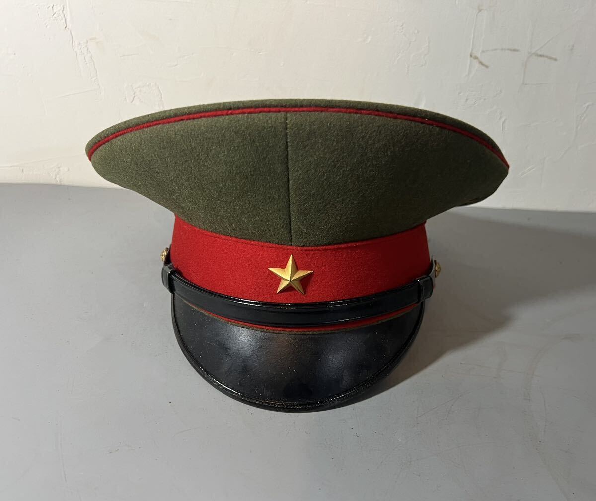 蔵出し品 帝国陸軍将校軍帽 軍帽 当時物 大日本帝国 陸軍 軍帽 帽子 帝国陸軍 旧日本軍 ミリタリー 軍物の画像1