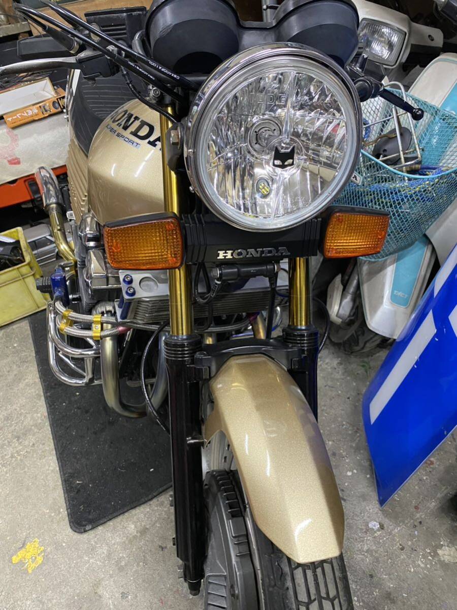 cbx550f 国内未登録 cbx cbx400f 真鍮マフラー 実働車の画像4