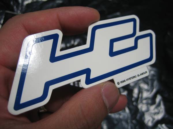 新品　廃盤　99年製　HYSTERICGLAMOUR　HG　HYS　ステッカー 送100_画像3