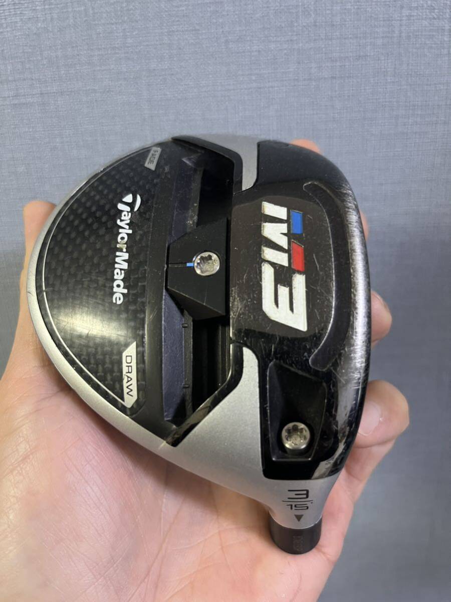 ヘッド単品　M3 フェアウェイウッド テーラーメイド 3w 15° TaylorMade スプーン_画像1