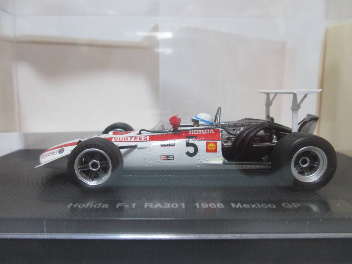 絶版 入手困難 ホンダRA301 1968年メキシコGP Jサーティース  1/43の画像9