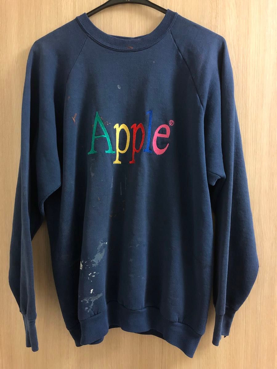 激レア　90s ヴィンテージ　Apple 刺繍　スウェットシャツ　XL