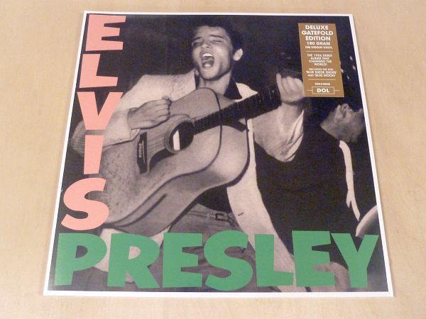 未開封 エルヴィス・プレスリー Elvis Presley 1st Album 限定見開きジャケ仕様HQ180g重量盤LP Blue Suede Money Honey Shoes Blue Moonの画像1