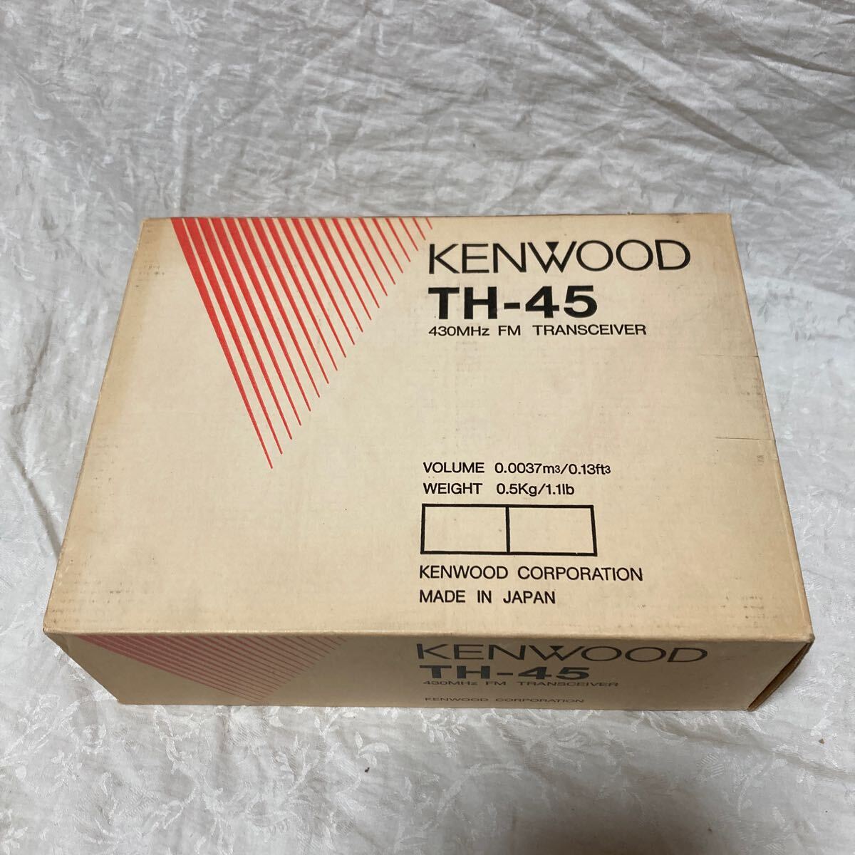 希少 レア 未使用 KENWOOD ケンウッド トランシーバー TH-45 430MHz FM ハンディトランシーバー k99903_画像1