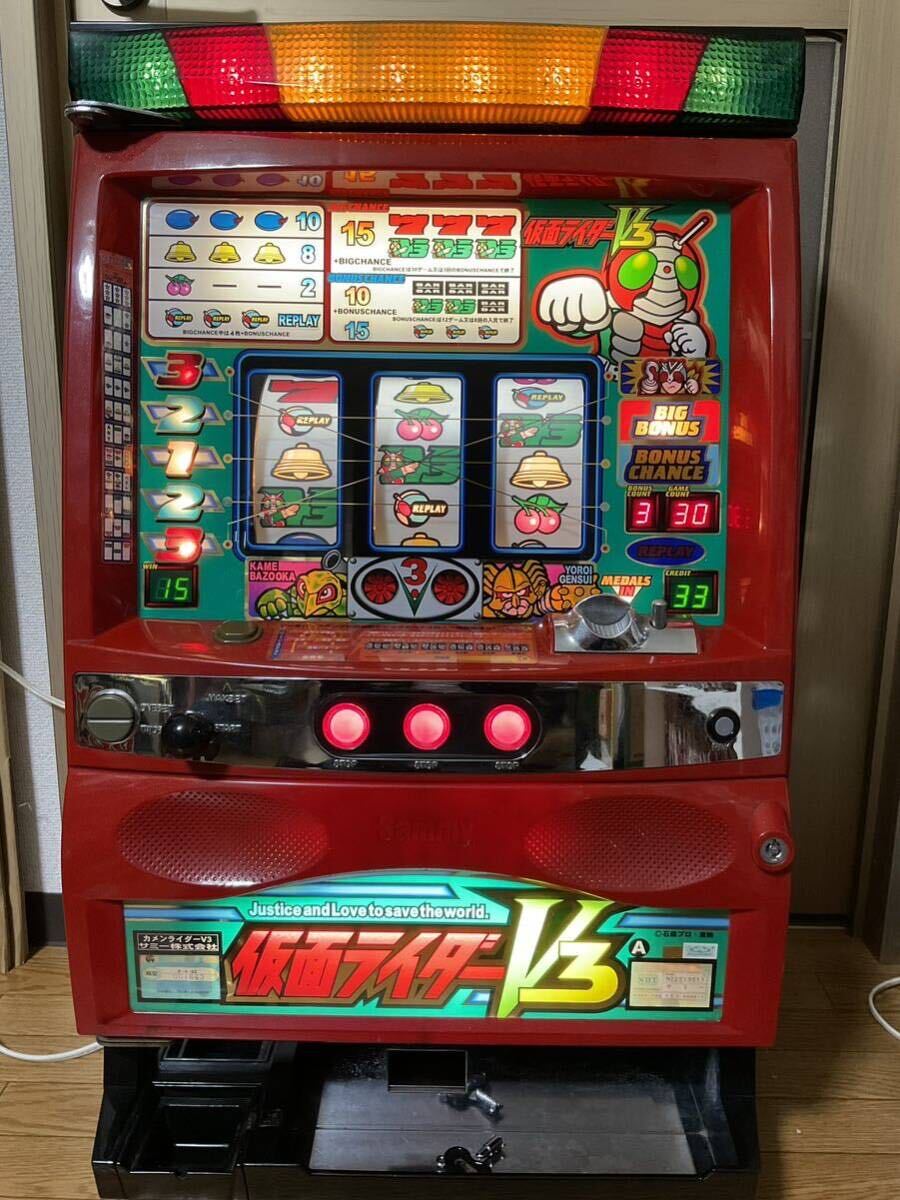 Yahoo!オークション - 4号機 パチスロ実機 仮面ライダーV3 Yahoo!オークション - 4号機 パチスロ実機 仮面ライダーV3