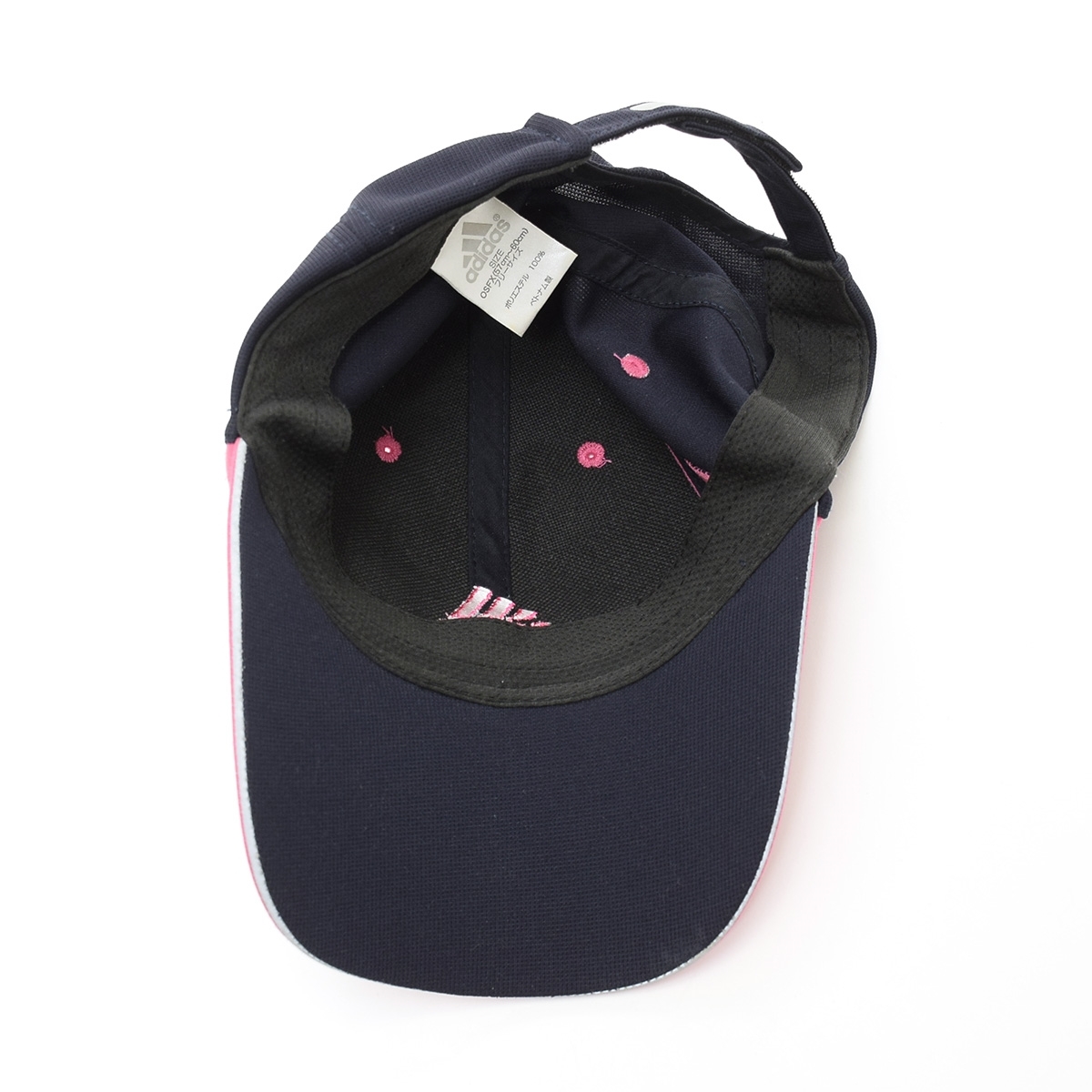 *504730 adidas Adidas 0 cap hat size free size navy pink 