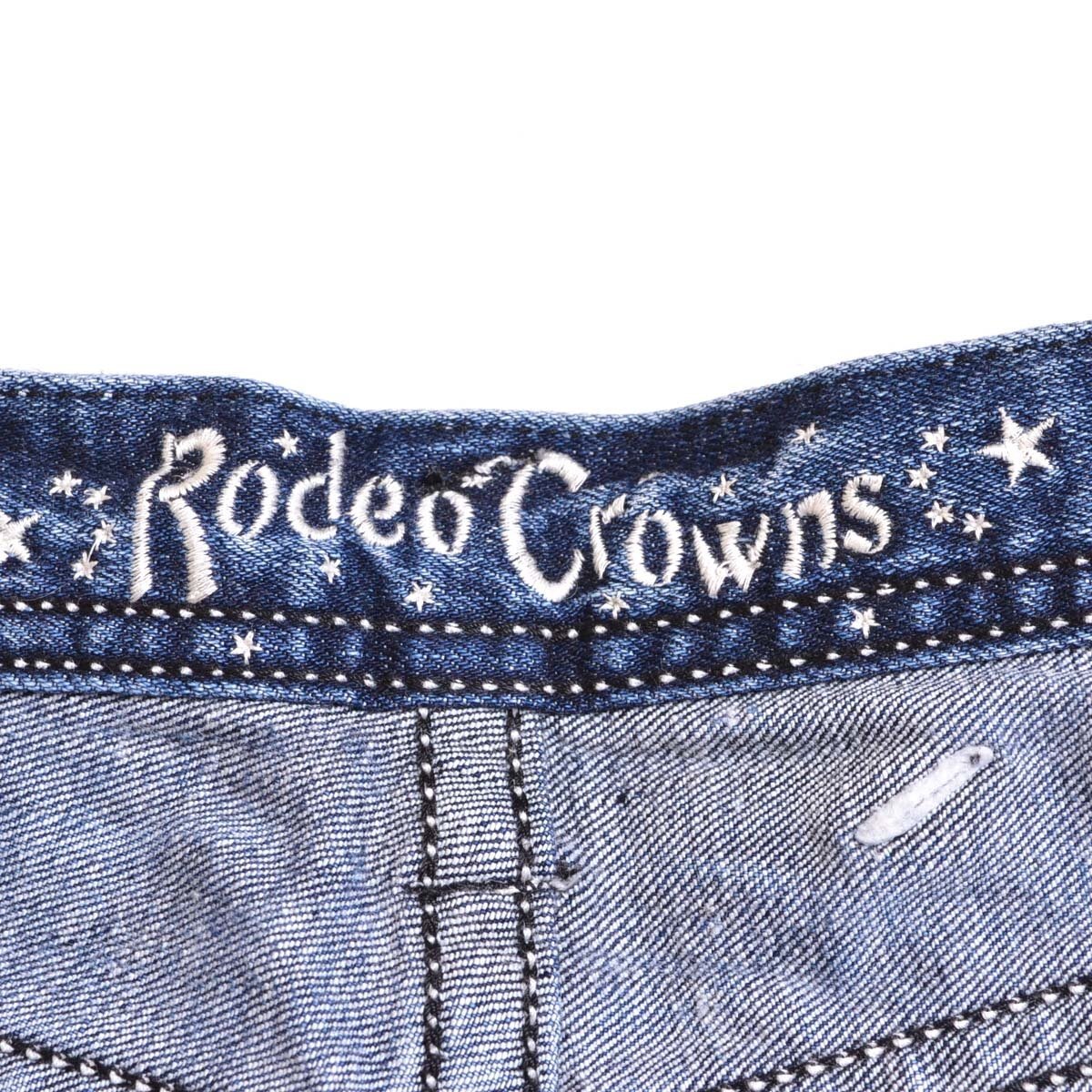 *462650 RODEO CROWNS Rodeo Crowns RCS Denim брюки Rollei z тонкий ботинки cut джинсы размер 27 цельный шитье женский 
