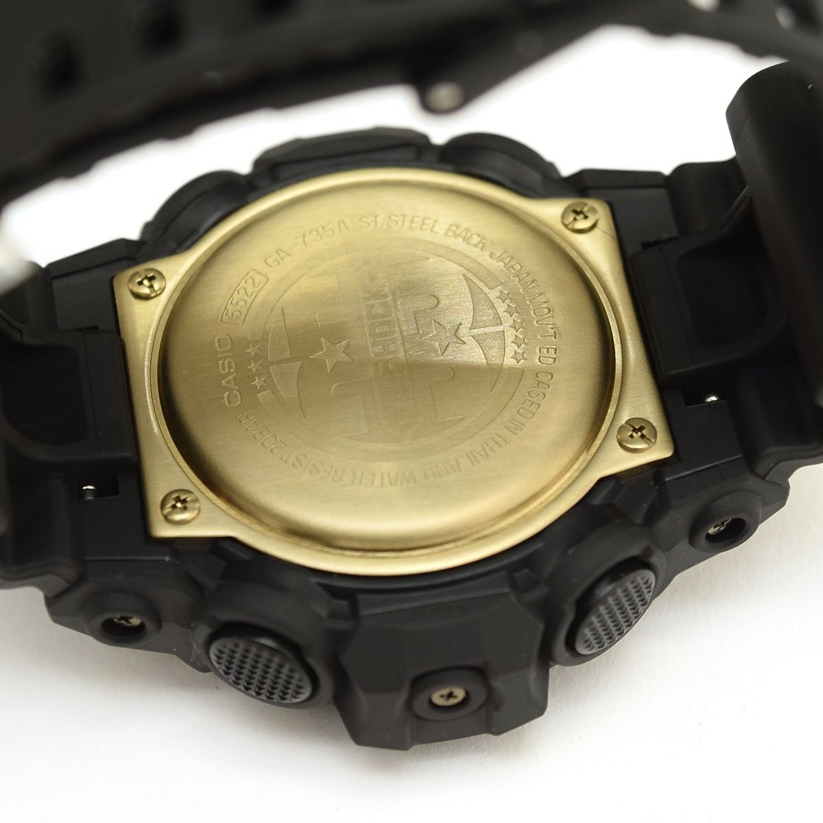 ◆505345 G-SHOCK CASIO カシオ デジアナ腕時計 35th Anniversary BIG BANG BLACK ビッグバンブラック GA-735A-1AJR メンズ_画像6