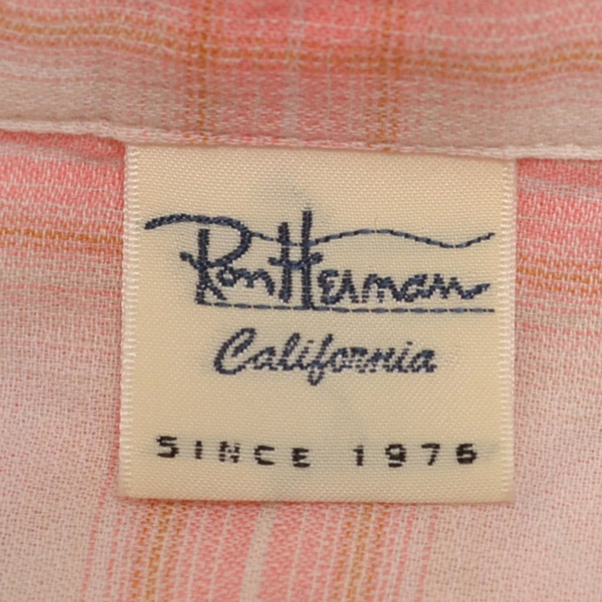 ◇241691 Ron Herman ロンハーマン ◇チェックシャツ サイズXS コットン：100% レディース ピンク_画像6