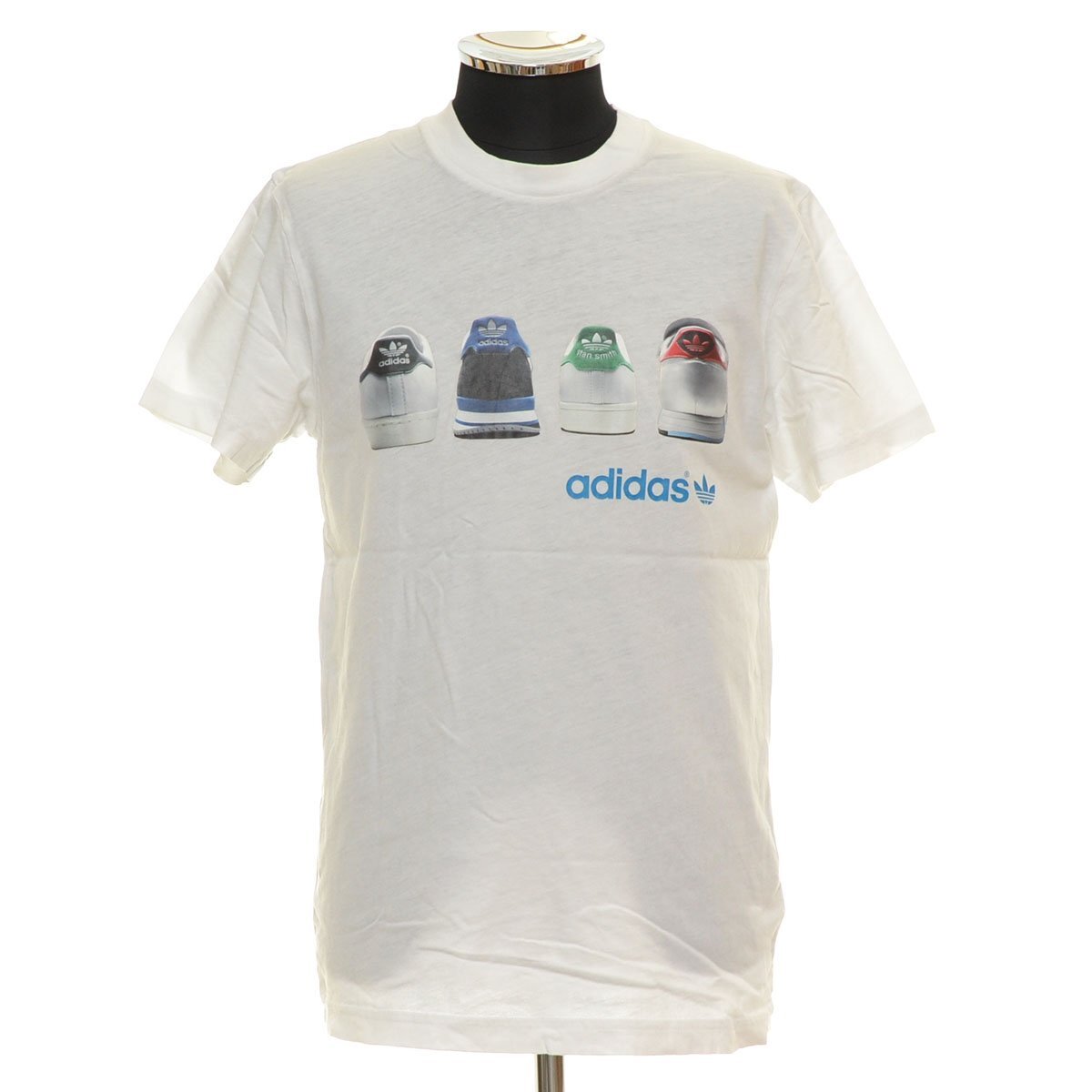 ◆406547 adidas Originals アディダス オリジナルス Tシャツ 半袖 丸首 スニーカー Shoe Tab S/S Tee F78580 サイズM メンズ ホワイト_画像1