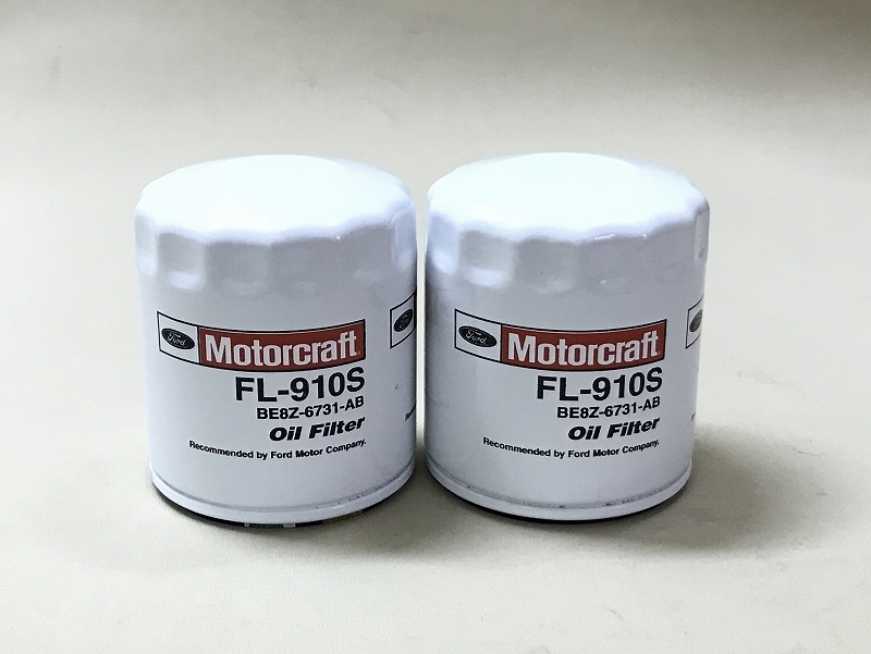 FL910S◆12-19y 2.0L/2.3L用 純正 Motorcraft オイルフィルター オイルエレメント◆フォード エクスプローラー FORD EXPLORER_オイルフィルター２個セット