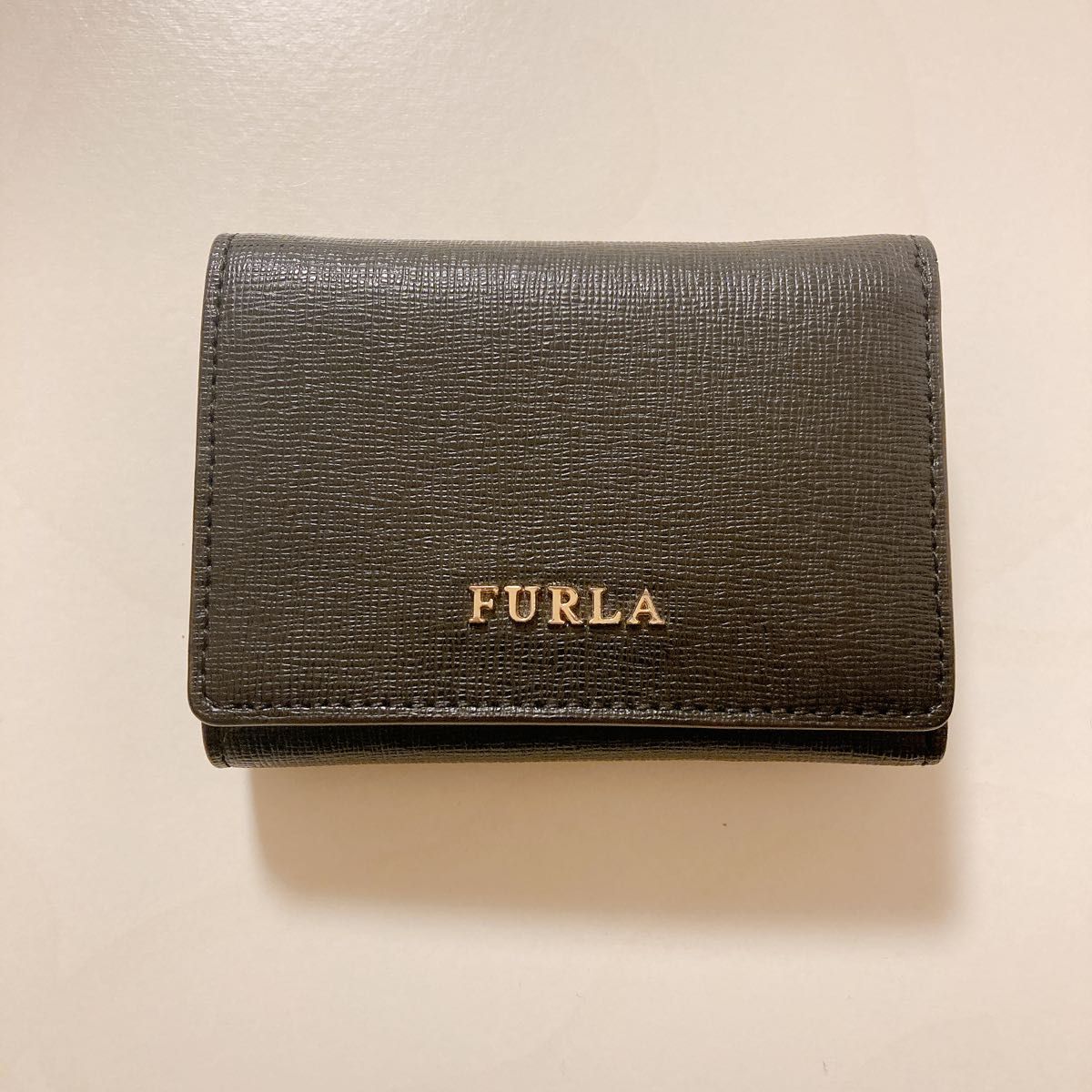 FURLA フルラ 三つ折り財布 コンパクトウォレット ブラック 美品