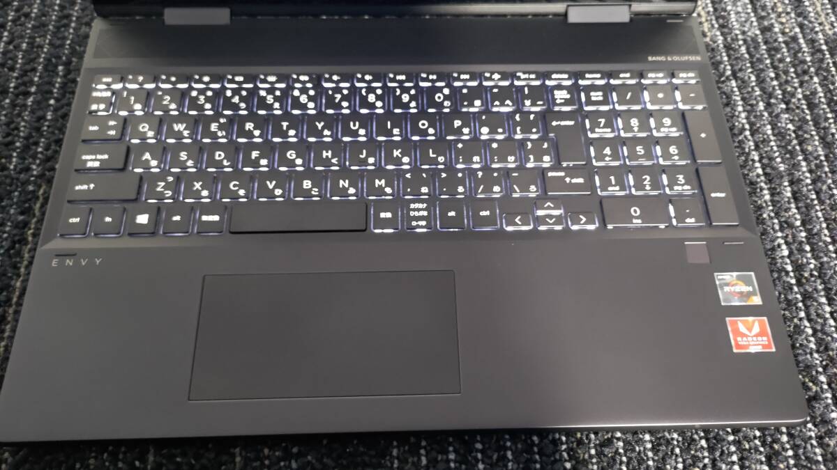 HP ENVY x360 15-DS0001AU Ryzen5 3500U 16GB 512GB タッチパネル搭載_画像3