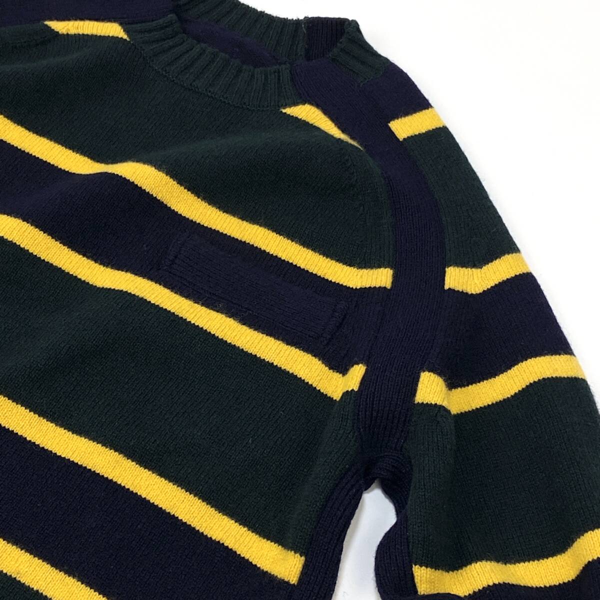 sacai / サカイ 16AW ウールボーダークルーネックニット 16 sacai / サカイ 16AW ウールボーダークルーネックニット 16