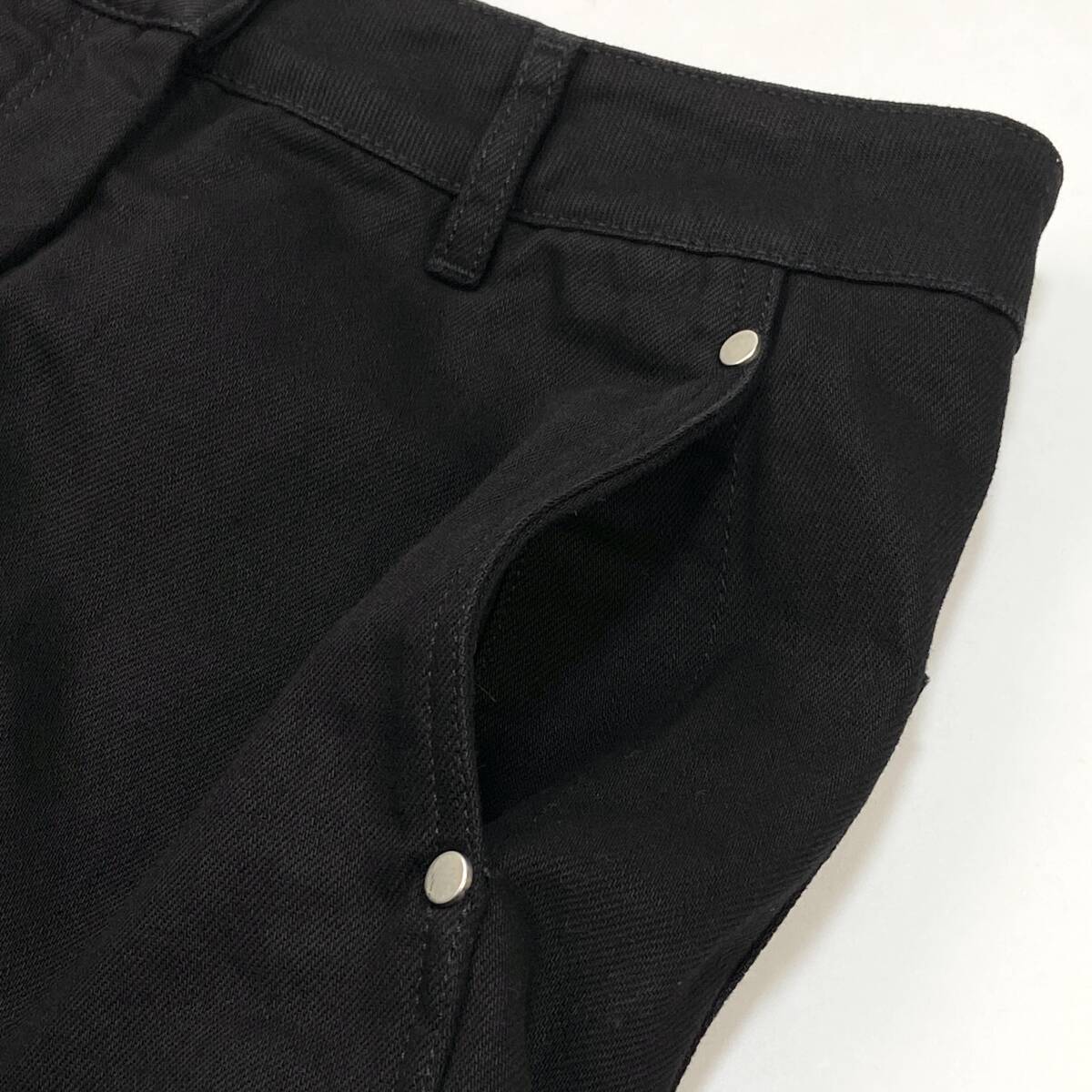 LEMAIRE / ルメール 20SS TWISTED PANTS BLACK DENIM ツイステッドパンツ ブラックデニム W201 PA220 LD017 38 SSL825 ツイスト レディース_画像6