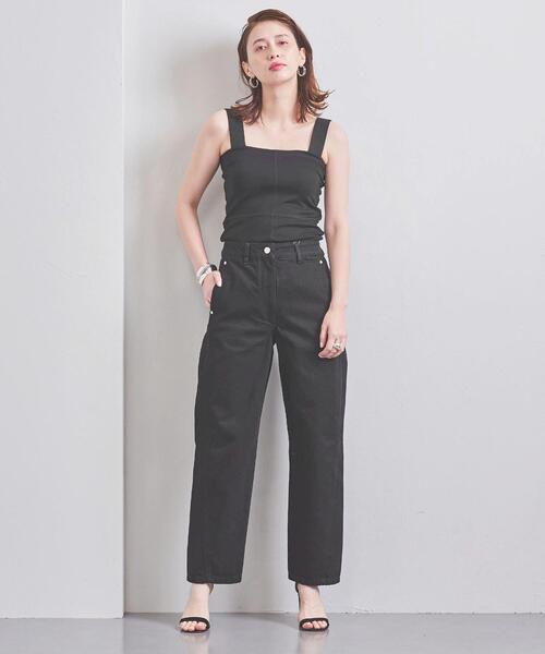 LEMAIRE / ルメール 20SS TWISTED PANTS BLACK DENIM ツイステッドパンツ ブラックデニム W201 PA220 LD017 38 SSL825 ツイスト レディース_画像3