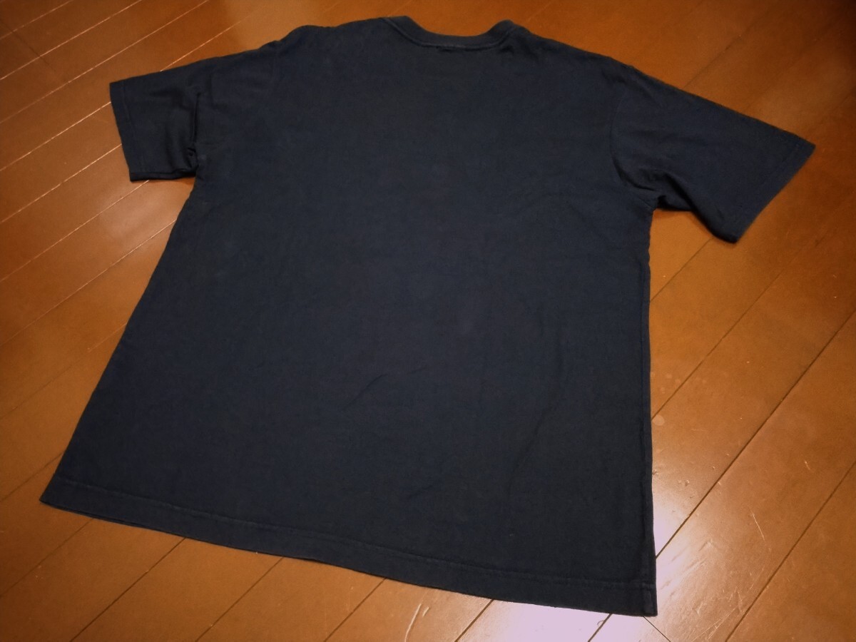 ★Used「Dickies ディッキーズ 半袖 オーバーサイズ Tシャツ ネイビー サイズL」綿100% ビッグロゴT の画像7