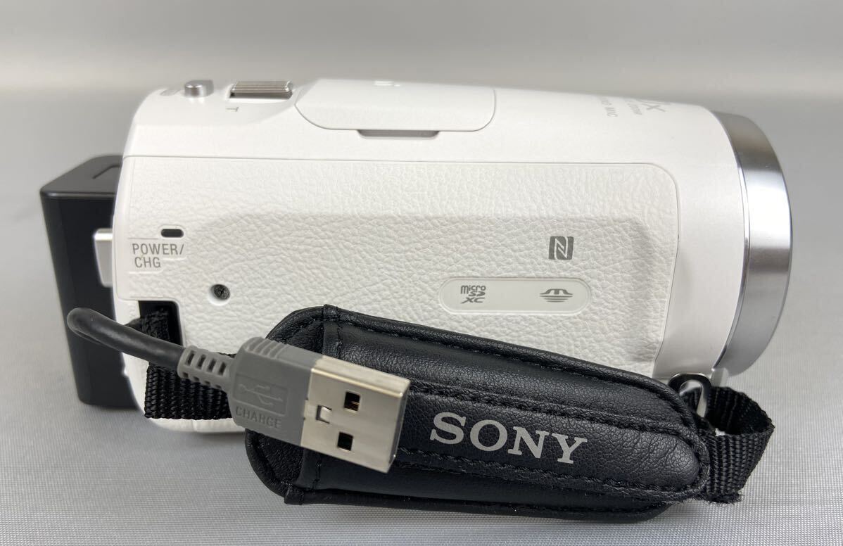 C12上D6 SONY ソニー HDR-CX680 デジタルビデオカメラ ホワイト 動作確認済みの画像5
