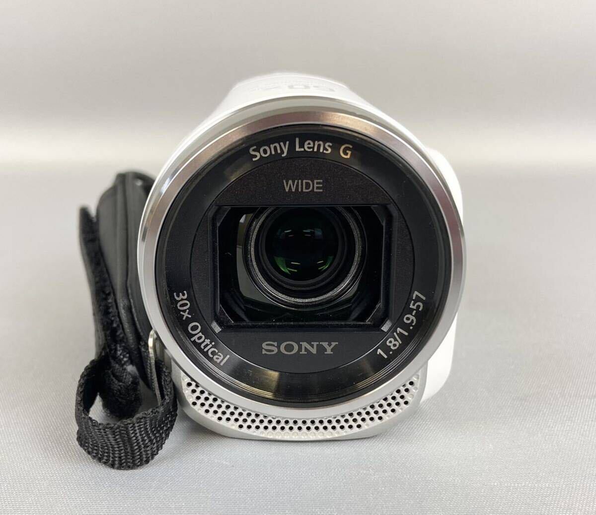 C12上D6 SONY ソニー HDR-CX680 デジタルビデオカメラ ホワイト 動作確認済みの画像2