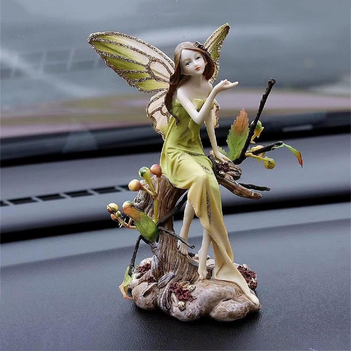 森の天使花の妖精フェアリー置物彫像ヨーロピアンスタイル装飾フィギュア彫刻ホームデコギフト輸入品