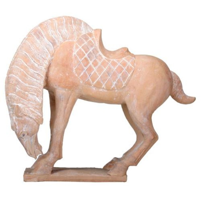 フランクロイドライト財団公認唐の時代の馬の彫刻唐馬彫像リビング寝室装飾置物書斎装飾置物輸入品_画像2