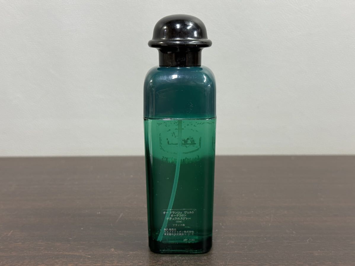 HERMES Eau dorange verte エルメス オードランジュ ヴェルト オーデコロン 香水 100mlの画像5