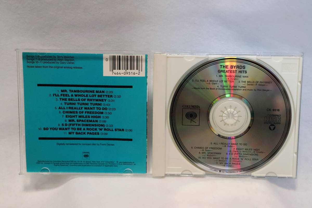 The Byrds★ザ・バーズ★CD★『Greatest Hits』★U.S.A盤★コロンビア_画像2