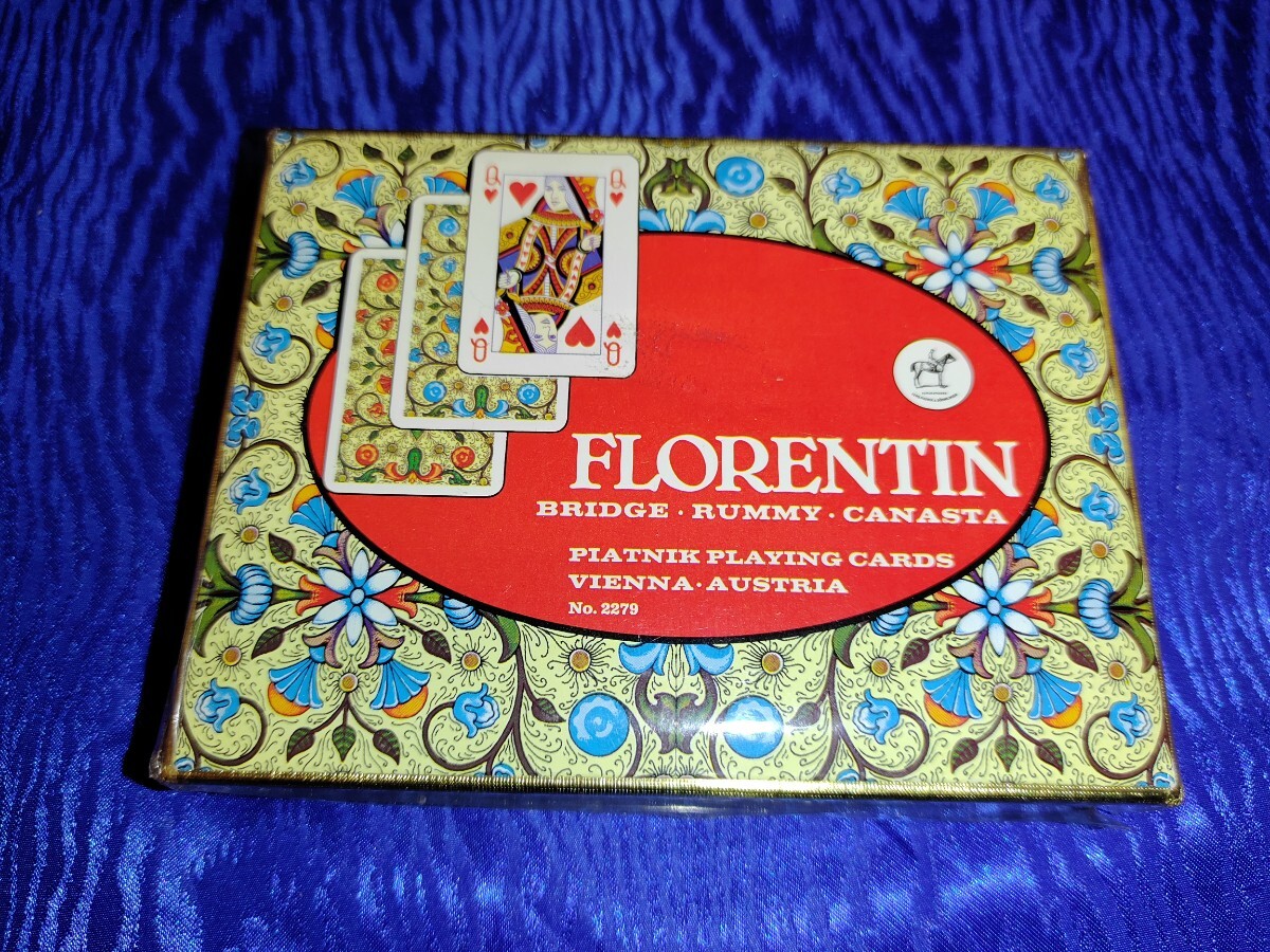 PIATONIC FLORENTIN BRIDGE RUMMY CANASTA　未開封_画像1