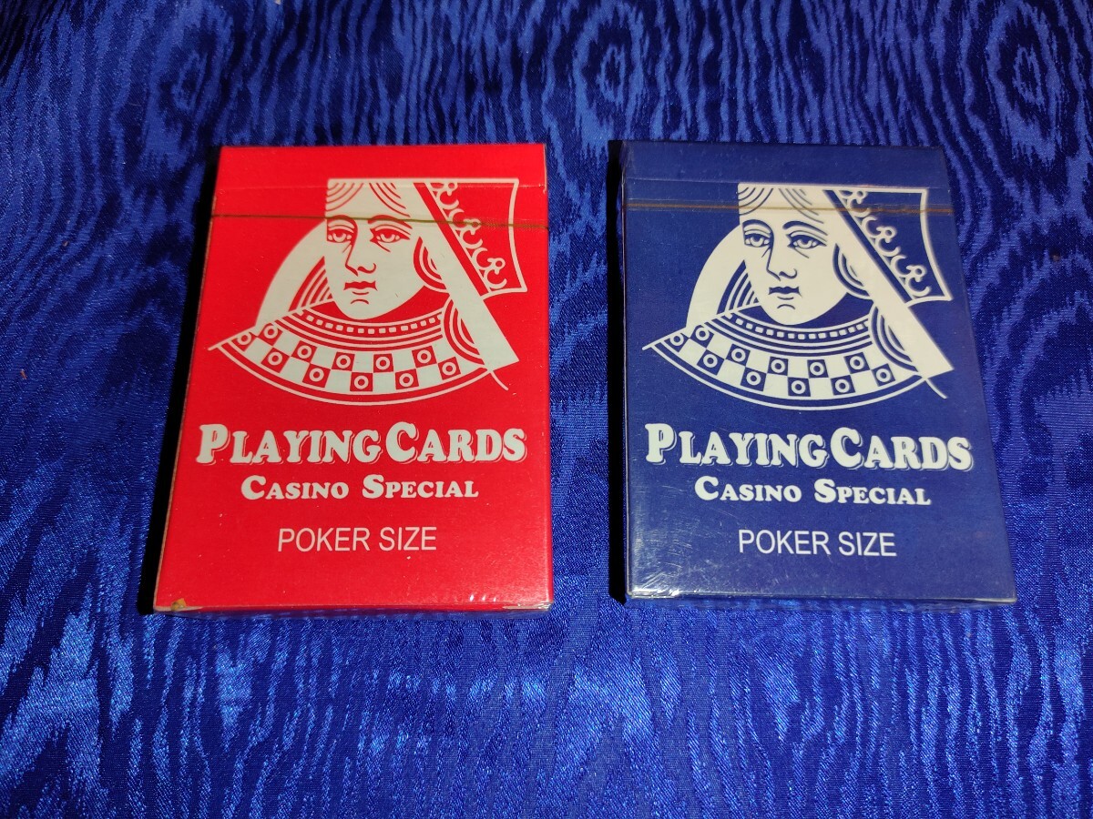 PLAYING CARDS CASINO SPECIAL 赤青 未開封の画像1