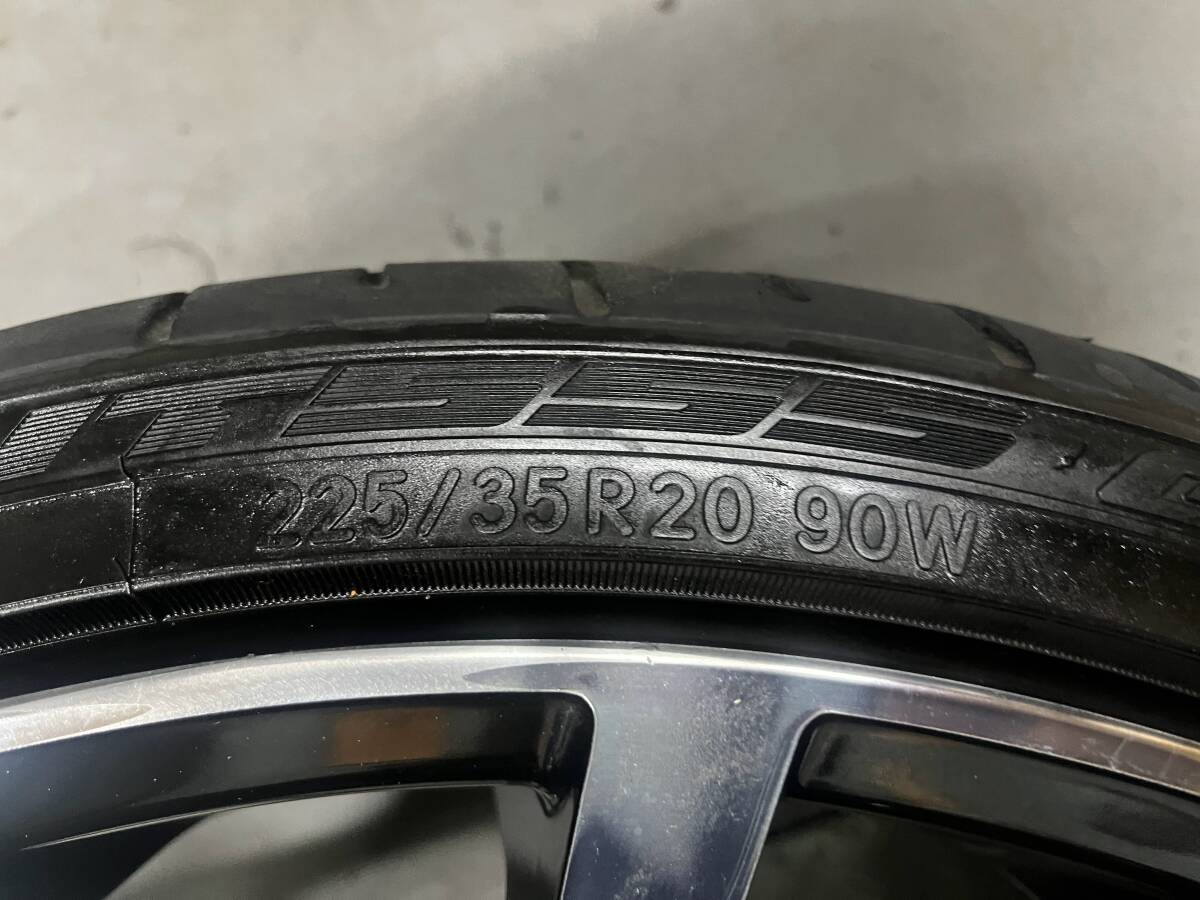 ☆格安出品ゼロブレイク フォース ブラックポリッシュ　20インチ　２２５/３５R２０ハイエースにて使用　検索→キャラバン　ハイラックス_画像10