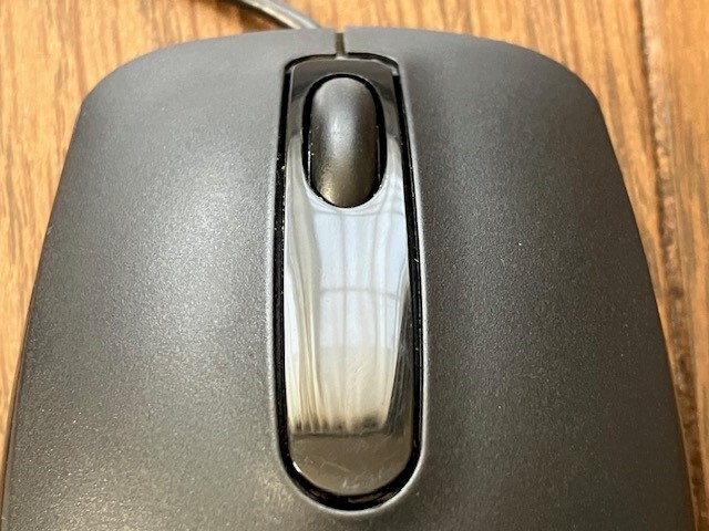 マウス・コンピューター　マウス　USB　光学式　ブラック、黒　送料無料_画像2