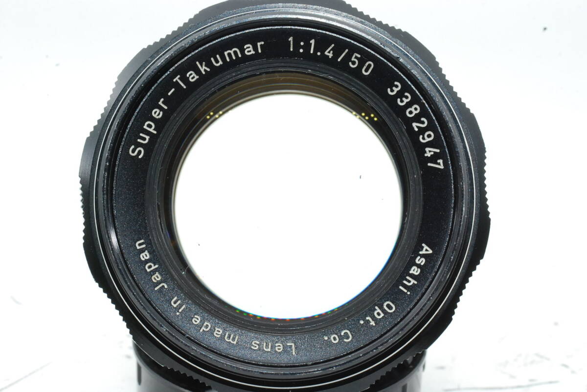 ☆分解整備品☆ PENTAX ペンタックス Super Takumar 50mm f/1.4 標準レンズ ★美品★ 一眼レフ マニュアルフォーカス　_画像3