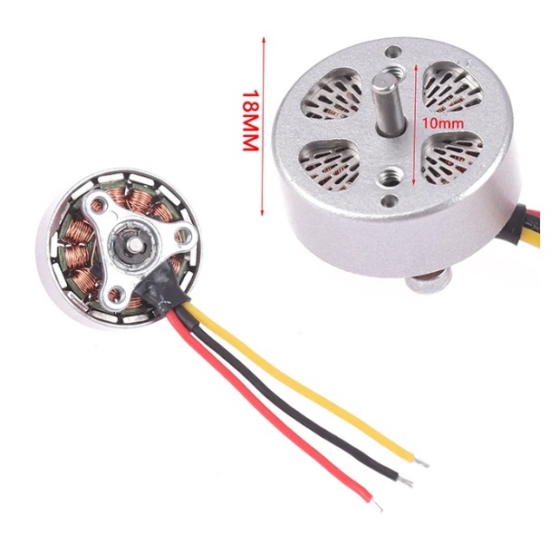 アンダー100g機／ドローン用モーター■新品■外径18mm　#1811　2750kv　重量9g　☆エレボン機の同好お誘い☆_画像6