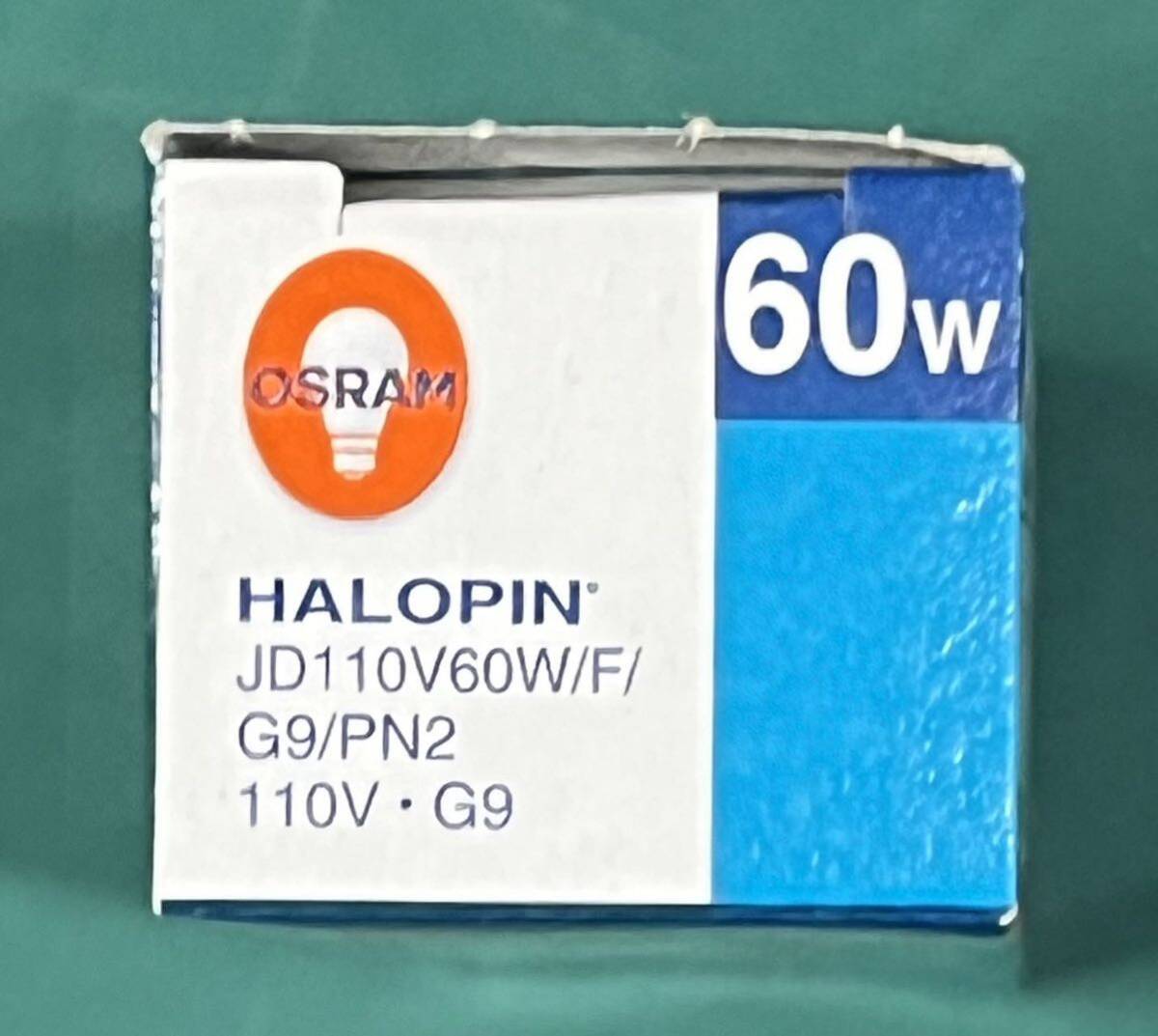 OSRAM 60W HALOPIN JD110V60W/F/G9/PN2 110V・G9 6箱　計120個　まとめ　Germany製　(60s)_画像4