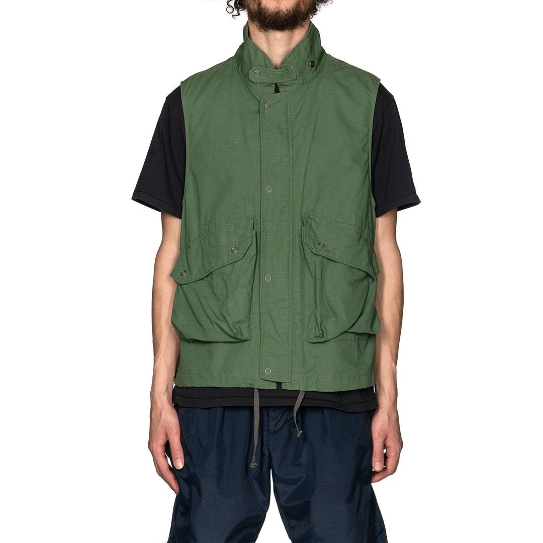 美品 ダブルタップス WTAPS 19AW REP/JACKET.COTTON.CHINO ベスト ジャケット サイズ 2_画像3