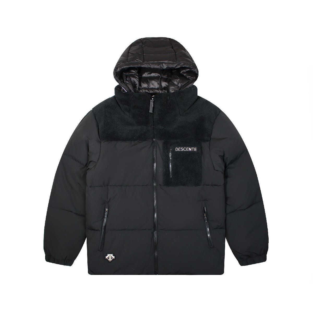 美品 DESCENTE デサント アウトドア フード付き ダウンコート サイズMの画像1