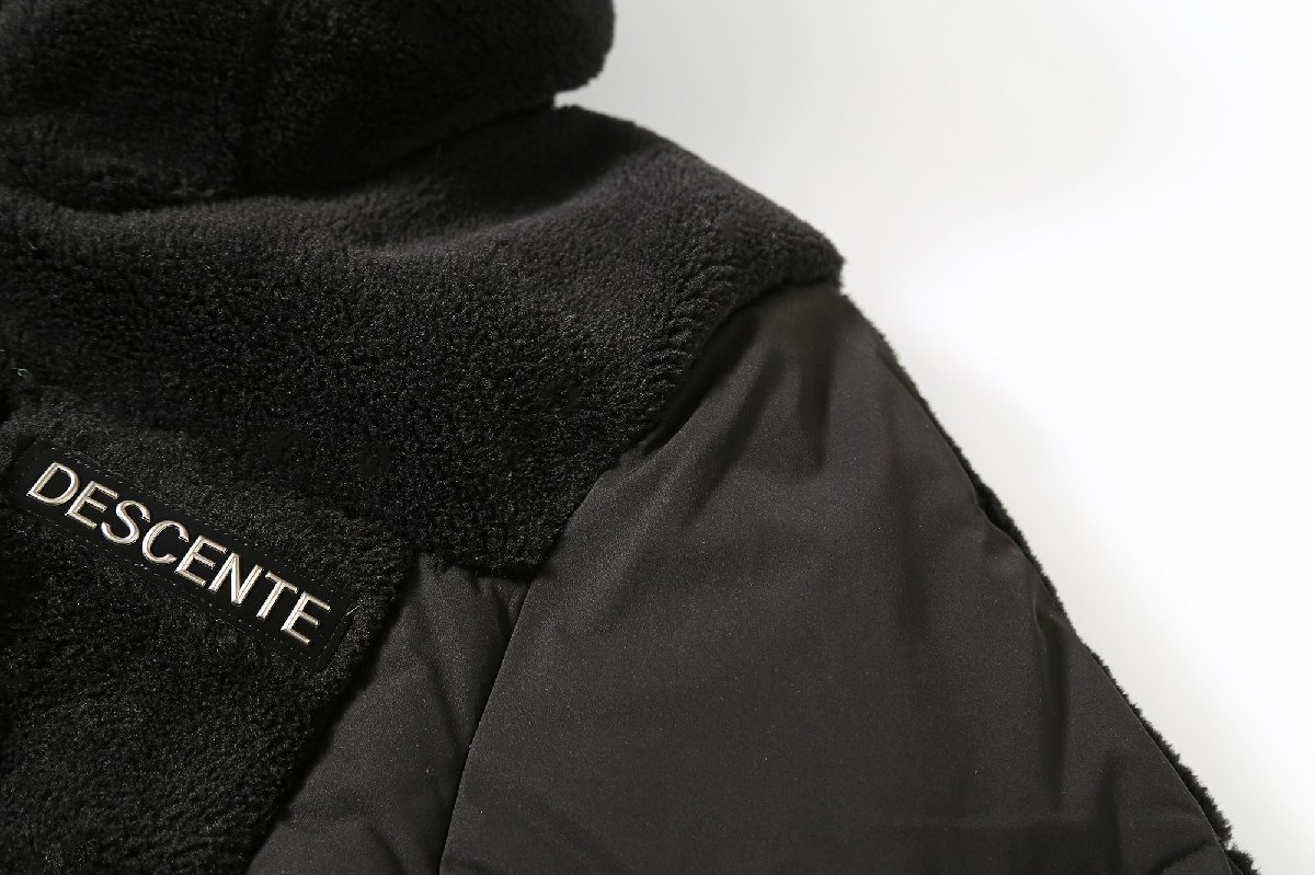 美品 DESCENTE デサント アウトドア フード付き ダウンコート サイズMの画像6