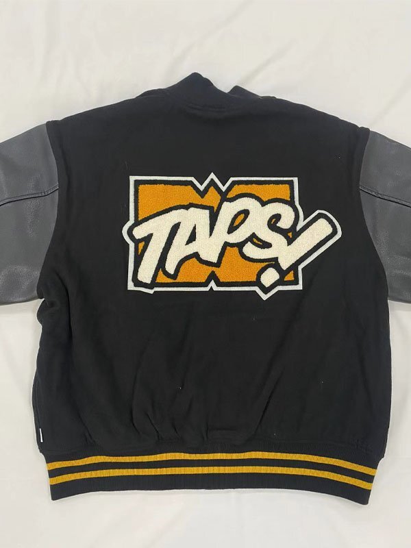 美品 WTAPS VARSITY JACKET. WOOL. MELTON. TOON ダブルタップス バーシティ ジャケット ウール メルトン ブラック 中古 M_画像5