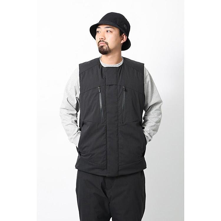 美品 SNOW PEAK FR 2L down vest 焚 ダウンベスト メンズ M ブラック スノーピーク M_画像2