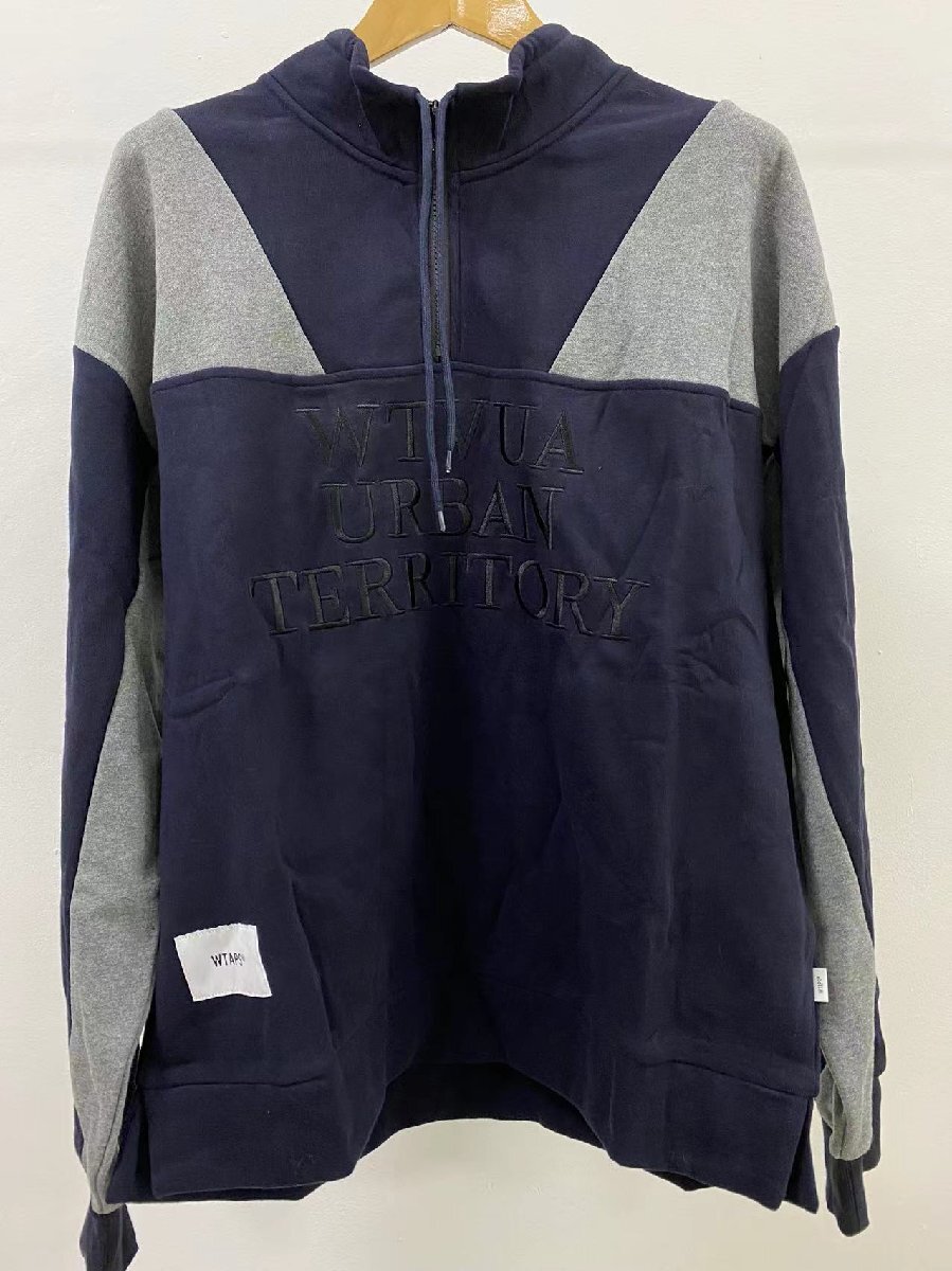 美品 ダブルタップス WTAPS 19FW 192ATDT-PLAYER /SWEATSHIRT. COPO パーカー Lサイズ 中古_画像3