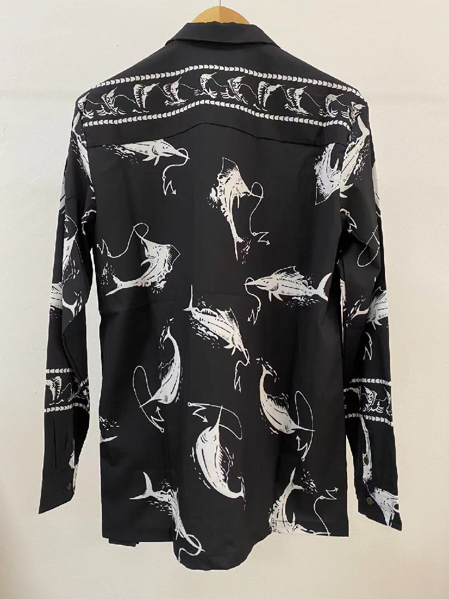 美品 希少 NEIGHBORHOOD ネイバーフッド 20SS Aloha Swordfish Shirt アロハシャツ サイズ L_画像2