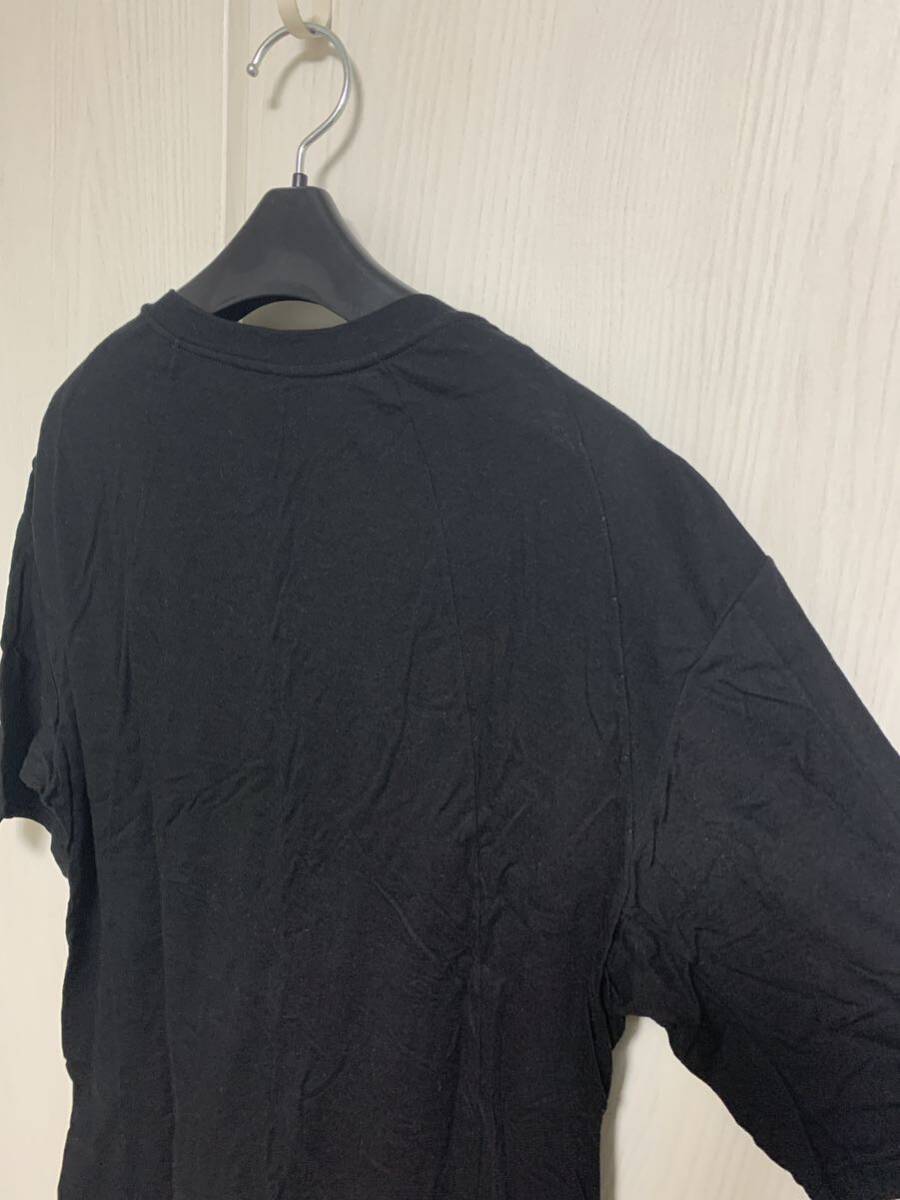 DEVOA Cotton Cashmere Short Sleeve Size2相当 BLACK デヴォアの画像8
