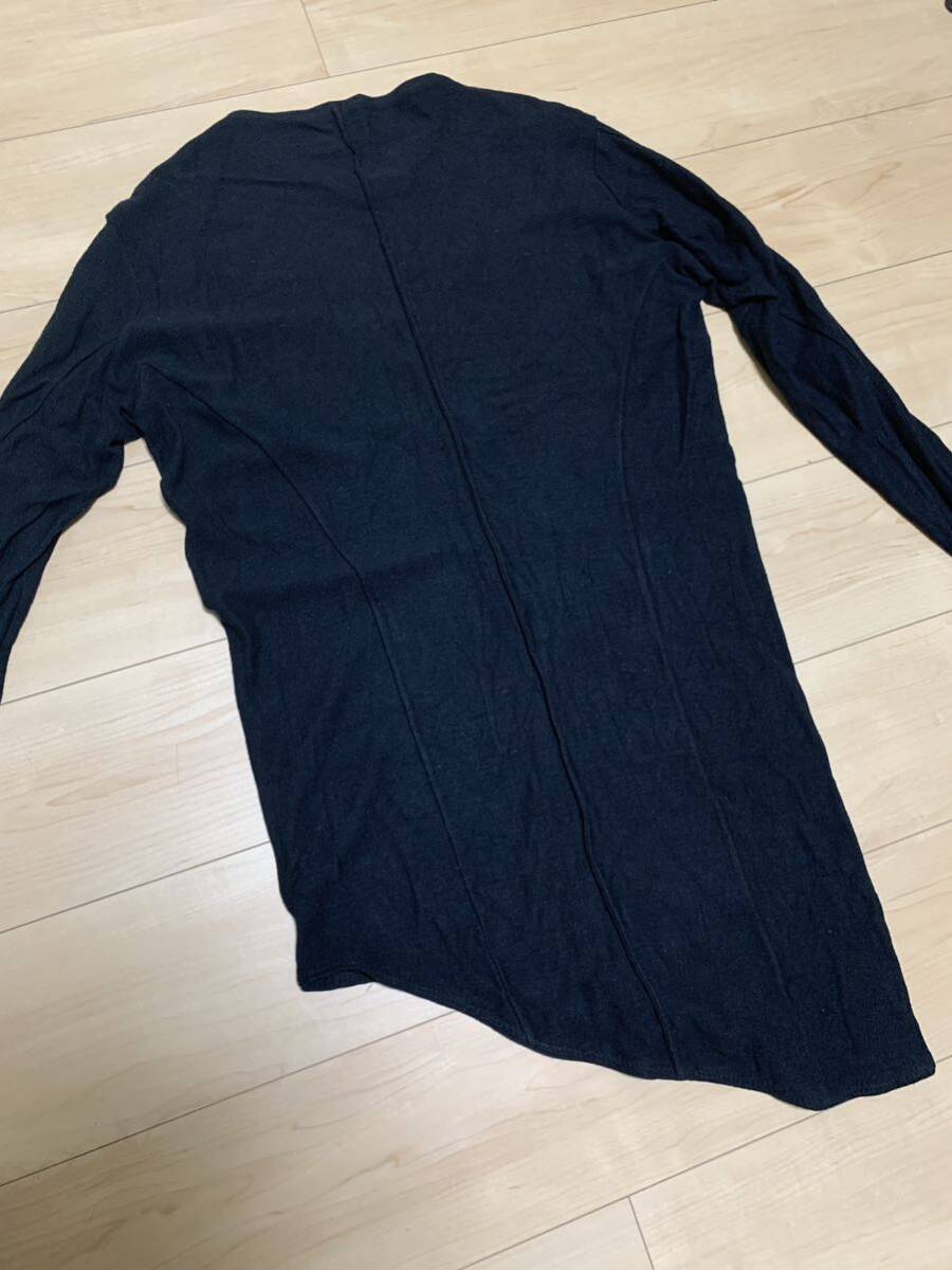 Devoa Silk Long Sleeve Size2 BLACK デヴォアの画像2