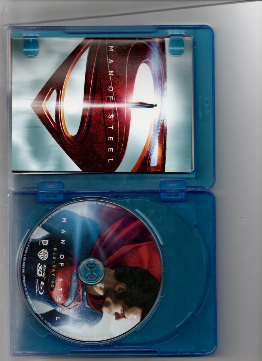 中古/マン・オブ・スティール 3D & 2D ブルーレイセット (初回数量限定生産) [Blu-ray] セル盤_画像3