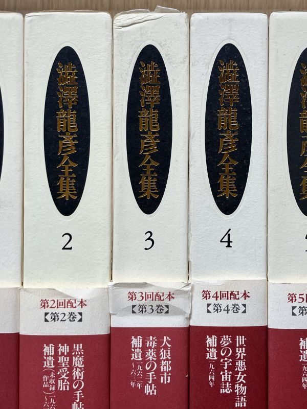 澁澤龍彦全集 全22冊+別巻2冊 全24冊揃い 1993～95年全冊初版 月報・函・帯・元パラフィン（函・本体共）揃い 河出書房新社 yの画像2